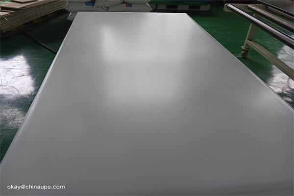 Laser Logo construction HDPE plate